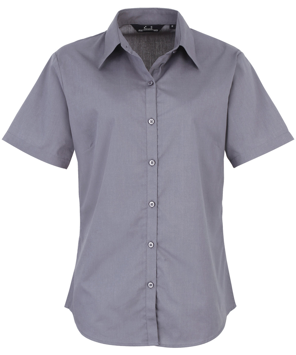 Women's Short Sleeve Poplin Blouse