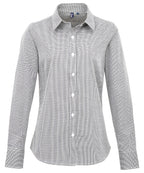 Women's Microcheck Cotton Shirt