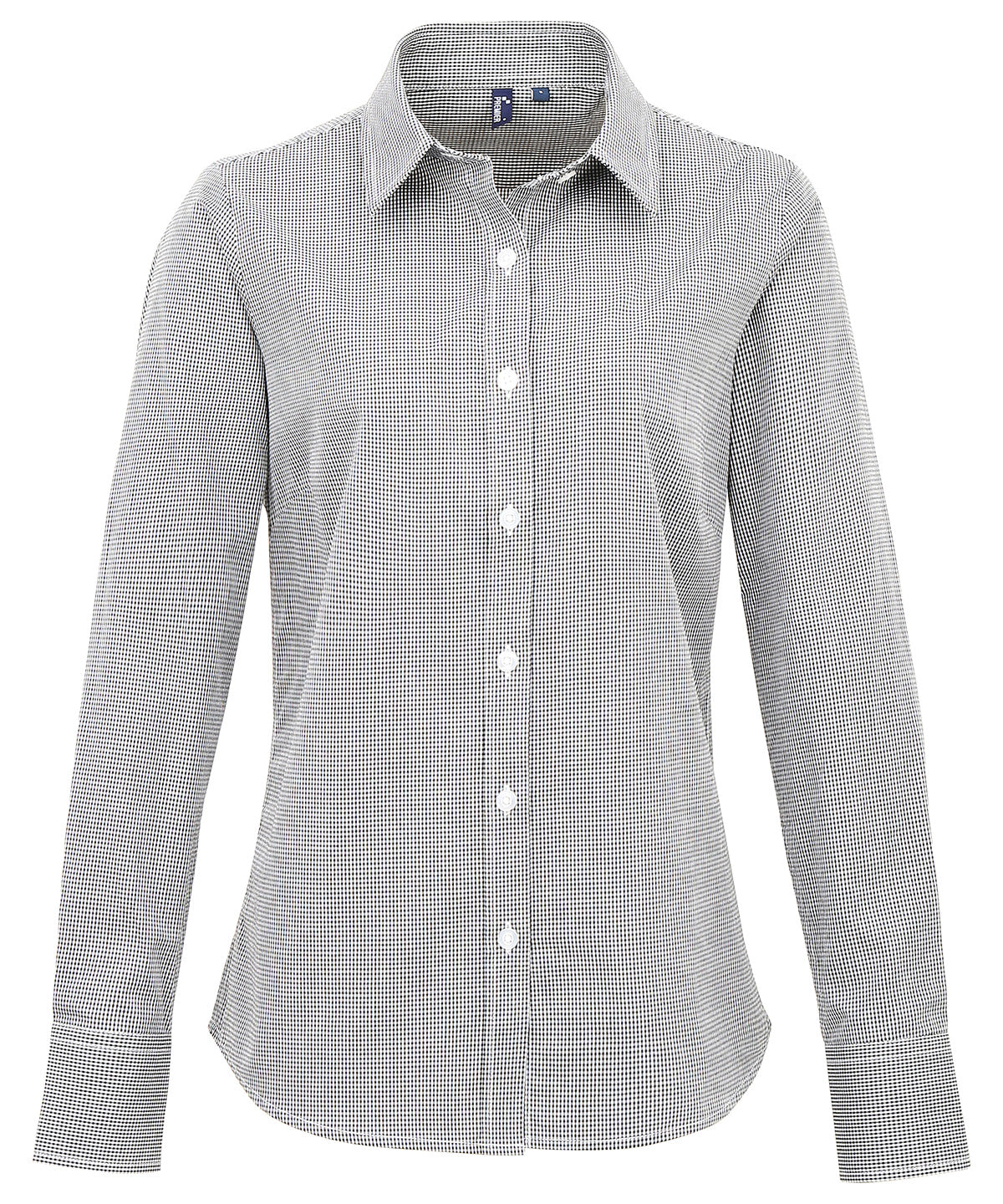 Women's Microcheck Cotton Shirt