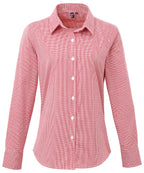 Women's Microcheck Cotton Shirt