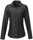 Women's Jeans Stitch Denim Shirt