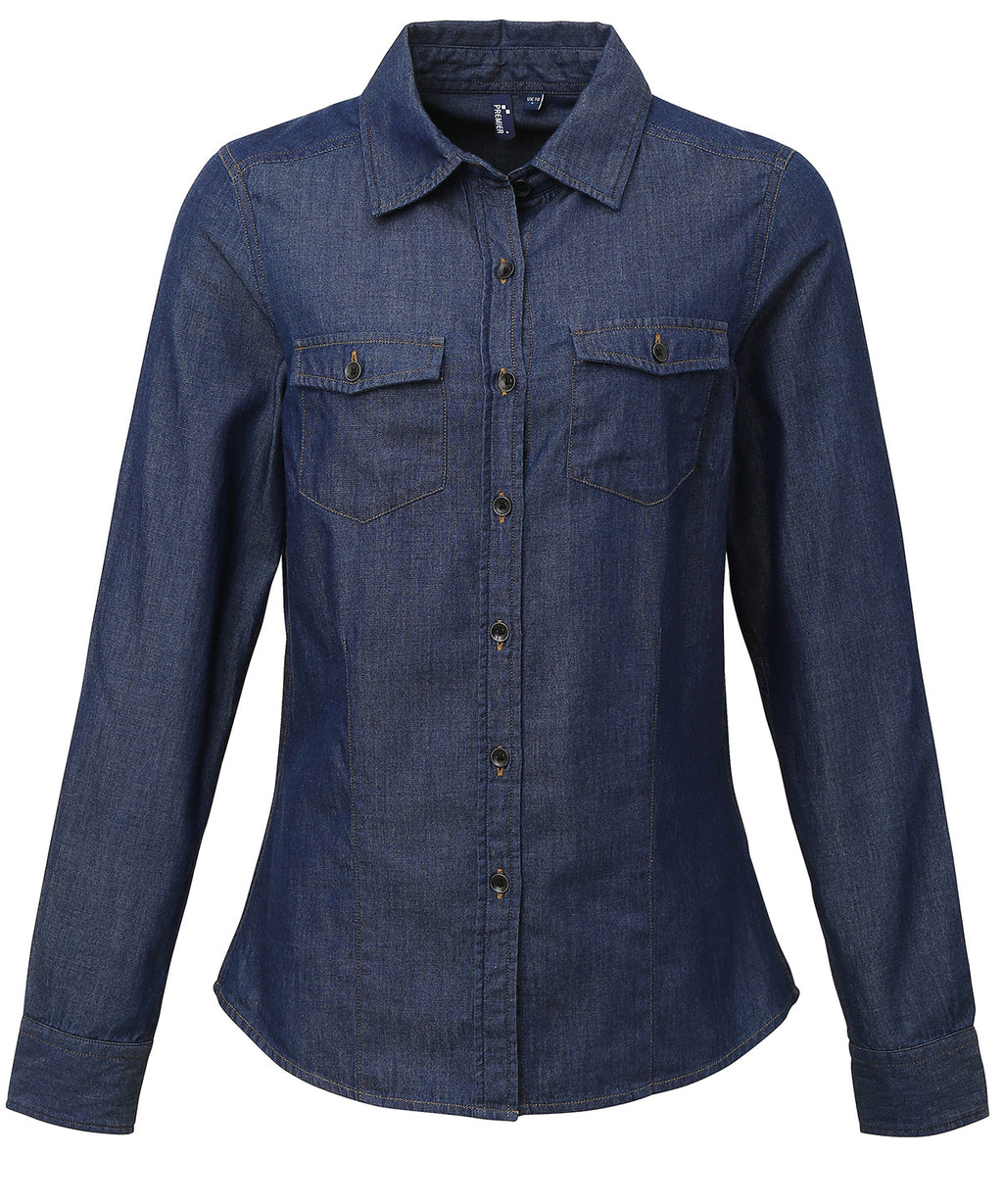 Women's Jeans Stitch Denim Shirt