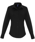 Women's Stretch Fit Cotton Poplin Long Sleeve Blouse