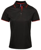 Women's contrast Coolchecker® polo