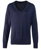 Women's V-Neck Knitted Sweater