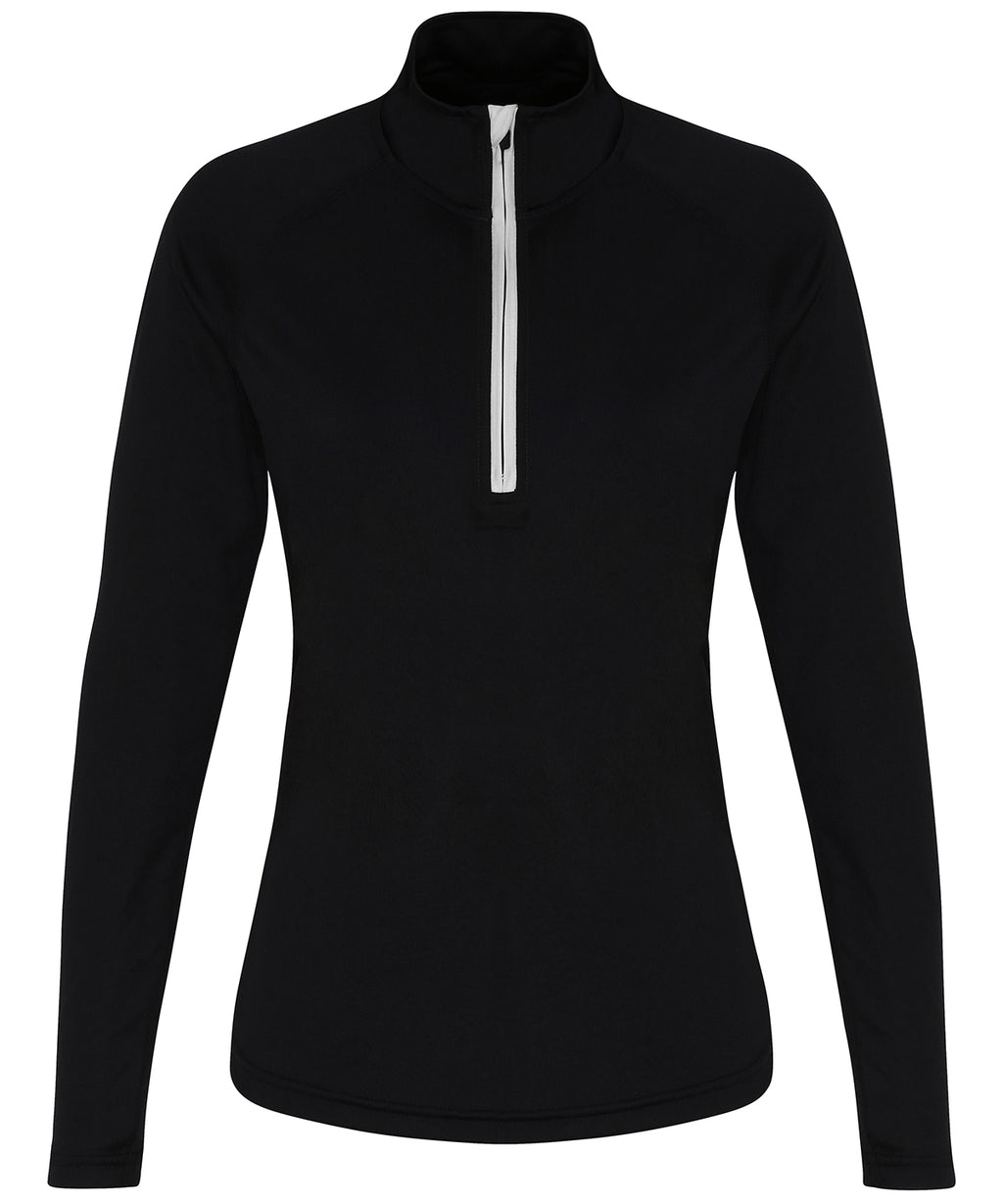 Women's TriDri® Long Sleeve Performance ¼ Zip