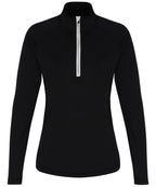 Women's TriDri® Long Sleeve Performance ¼ Zip