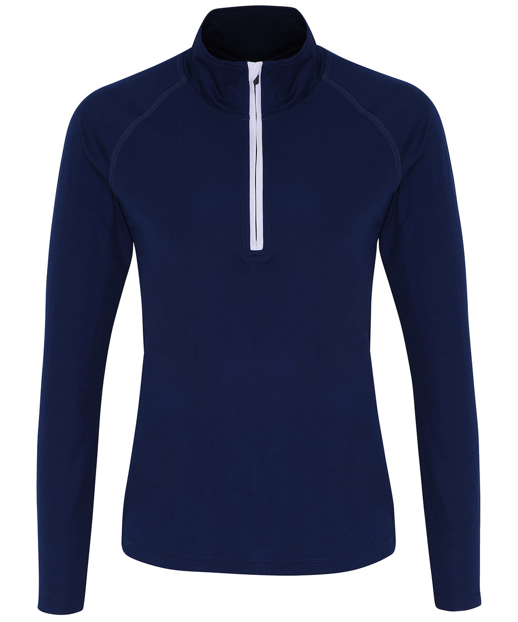 Women's TriDri® Long Sleeve Performance ¼ Zip