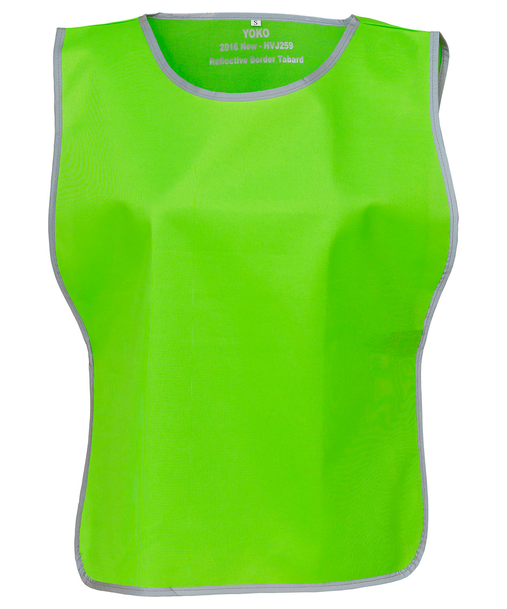 Hi-vis reflective border tabard