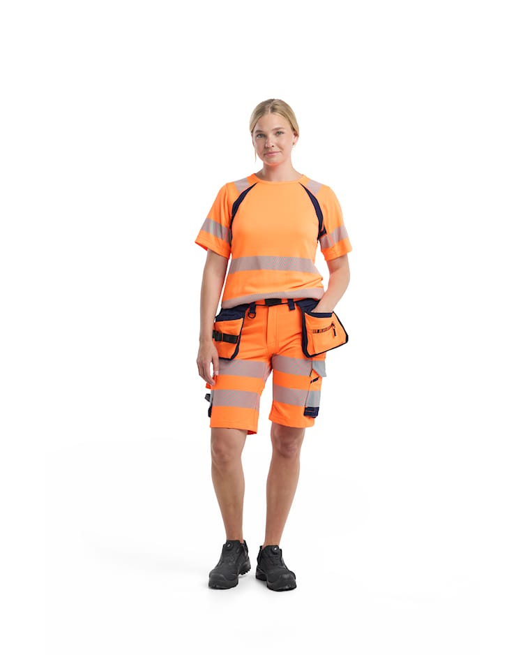 7020 Women's Hi-Vis Shorts 4-way Stretch