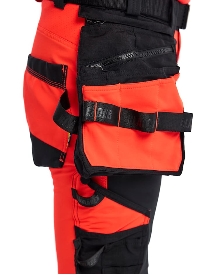 7022 Women's Hi-Vis Trousers 4-way Stretch