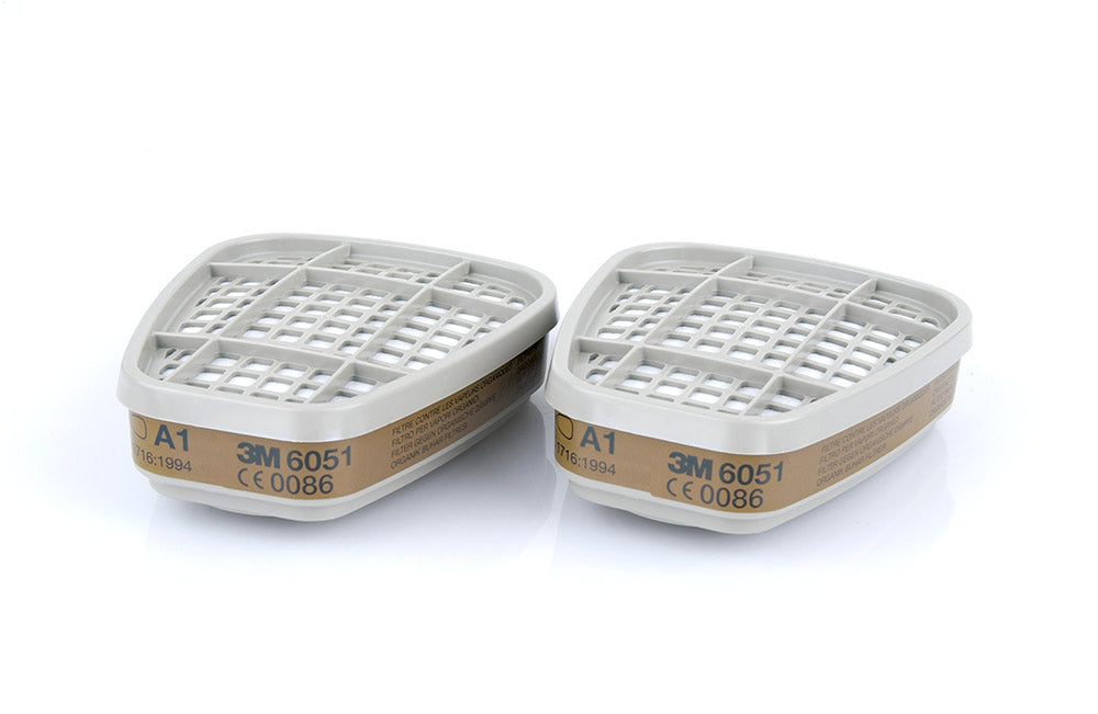 3m 6051 A1 Respirator Filter White