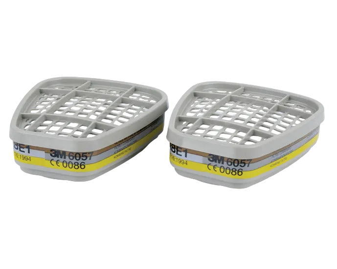 3m 6057 Abe1 Respirator Filter White