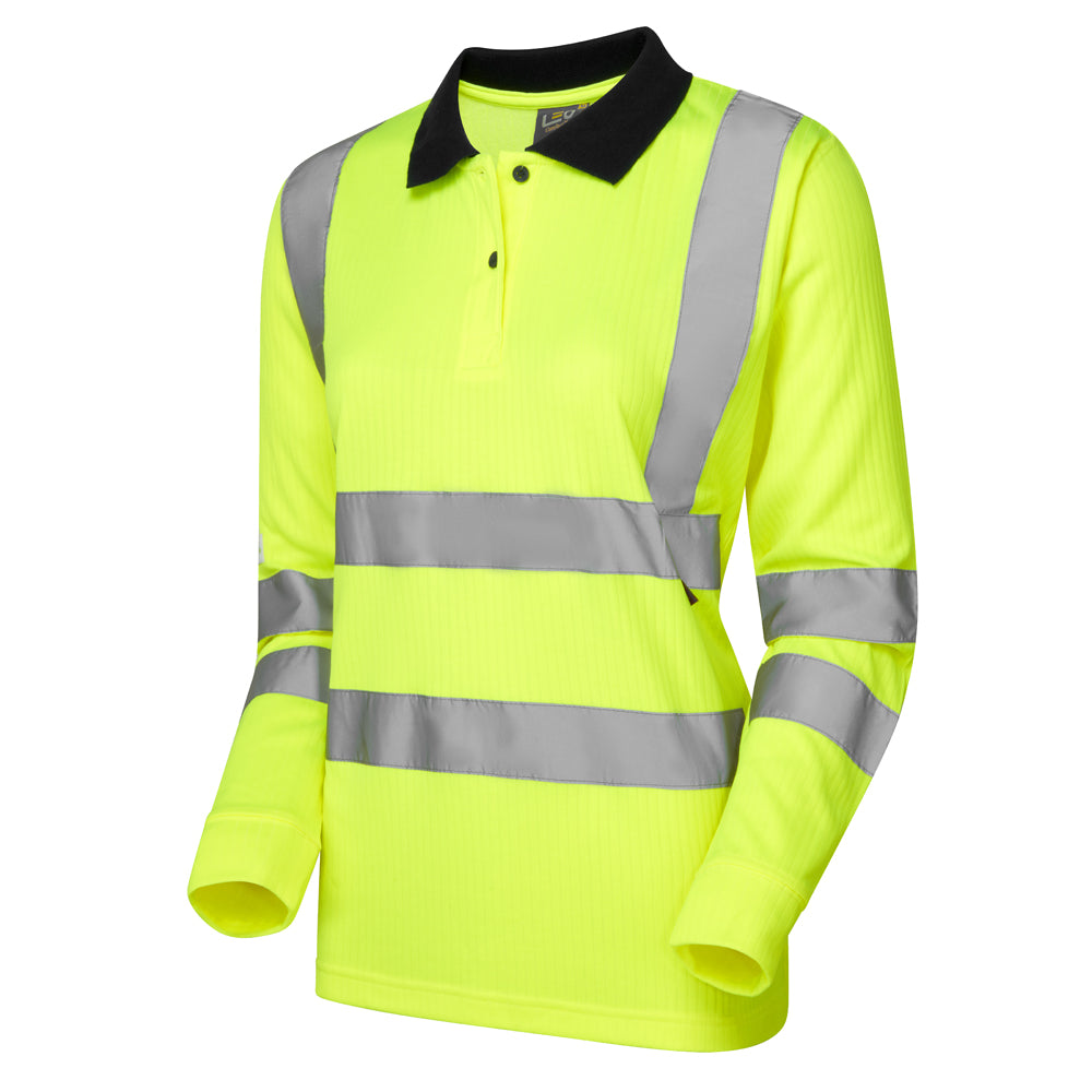 BEAFORD Leo EcoViz Comfort Womens Sleeved Polo Shirt