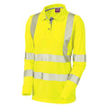 POLLYFIELD Leo EcoViz Performance+ Womens Sleeved Polo Shirt