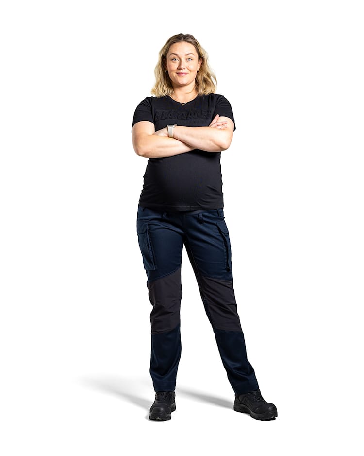 7101 Women's Maternity Service Trousers with Stretch