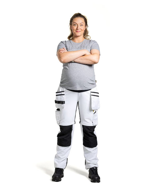 7102 Maternity trousers Painter Zip-off