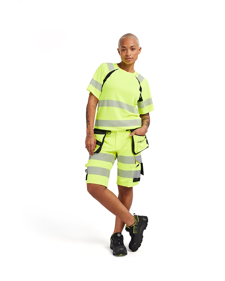 7020 Women's Hi-Vis Shorts 4-way Stretch