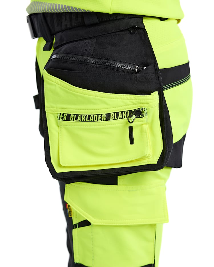 7022 Women's Hi-Vis Trousers 4-way Stretch