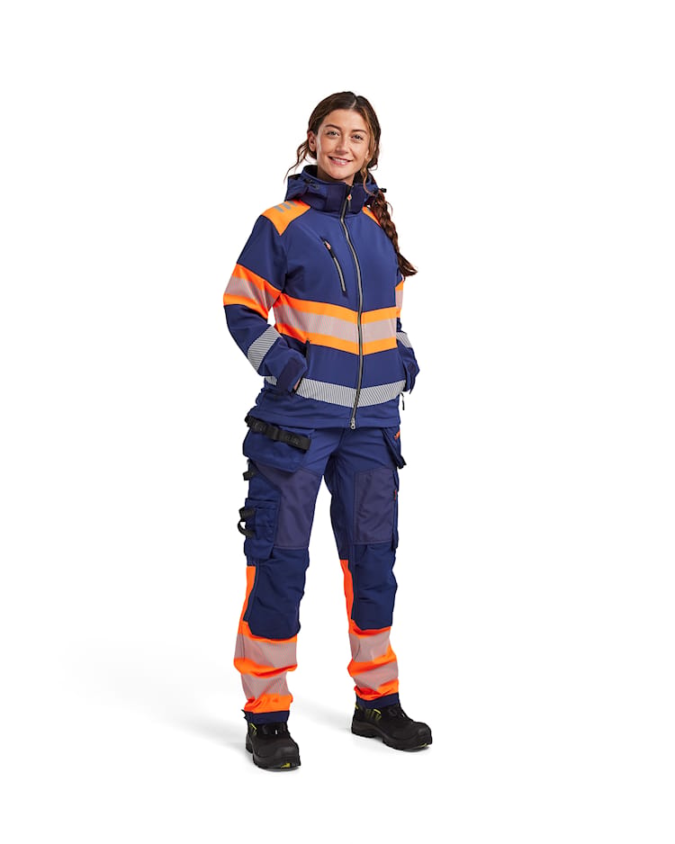 7114 Women's Hi-Vis Softshell Trousers