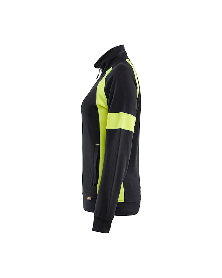 3568 Women's Sweatshirt with Hi-vis Full Zip