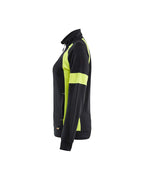 3568 Women's Sweatshirt with Hi-vis Full Zip