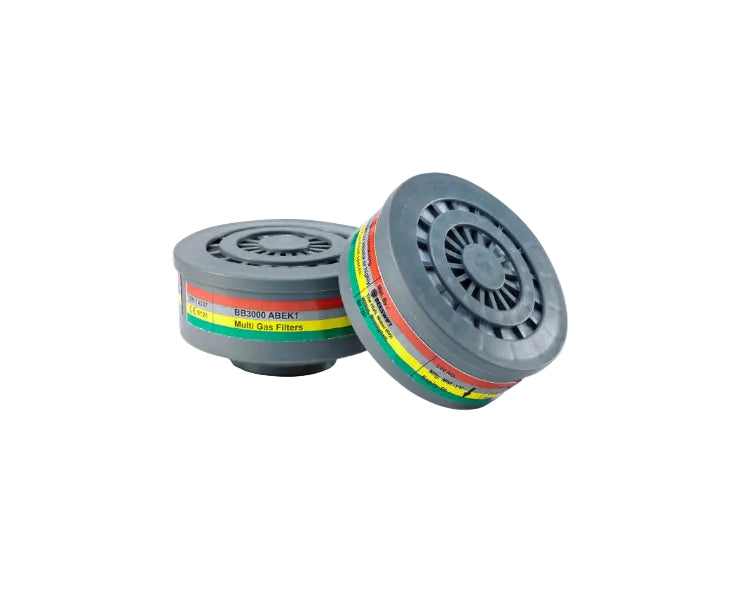 Beeswift Respirator Abek1 Filters (pair) Grey