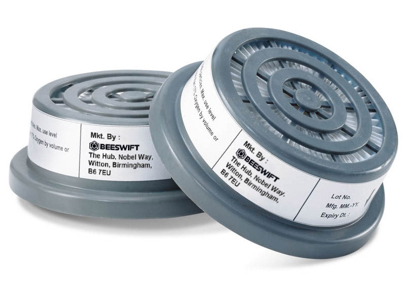 Beeswift Respirator P3r Filters (pair) Grey