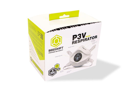 Beeswift P3 Valved Mask White