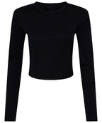 Women’s micro rib long sleeve baby t-shirt