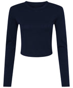 Women’s micro rib long sleeve baby t-shirt