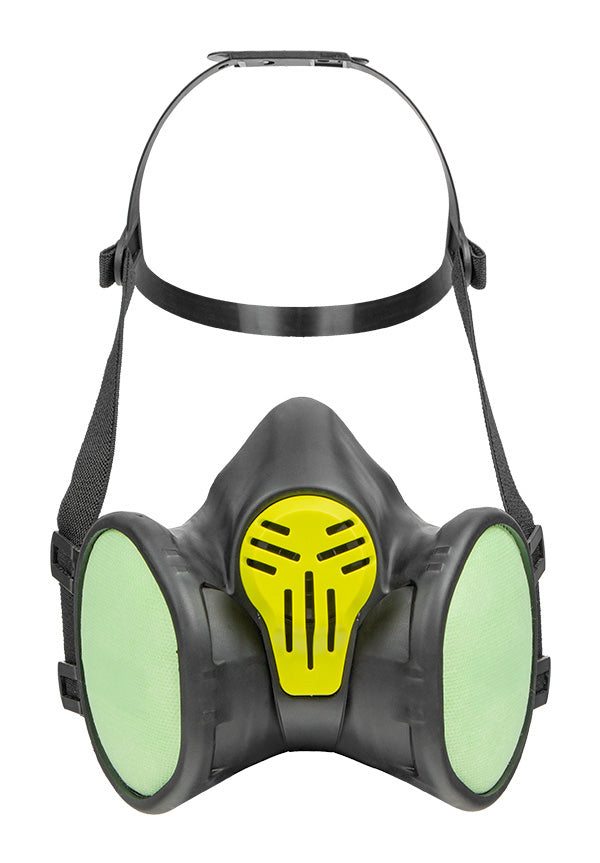 Beeswift Ffabek1p3 Maintenance Free Half Mask Black/green