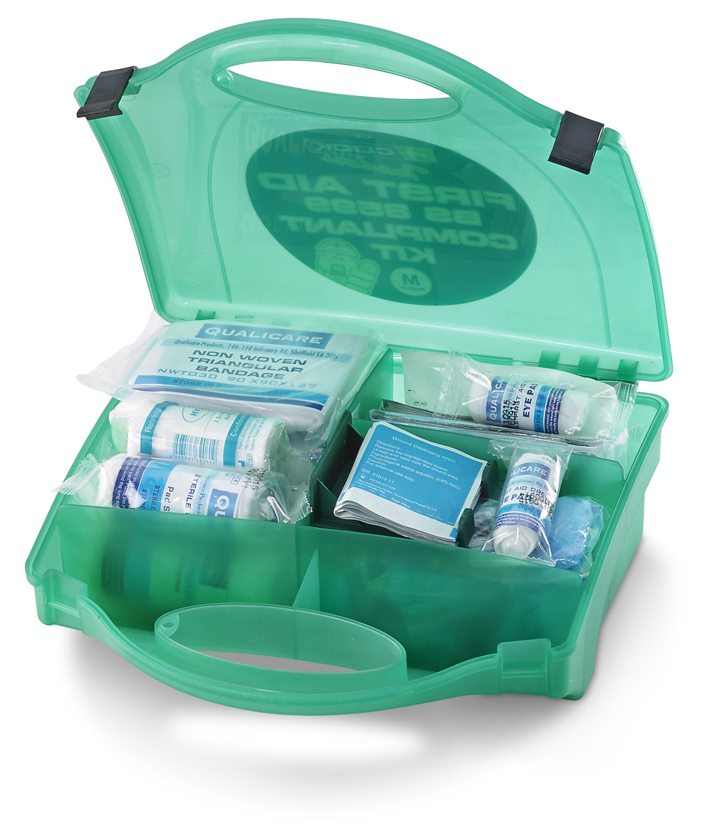 Click Medical Delta Bs8599-1 Medium Workplace First Aid Kit Green