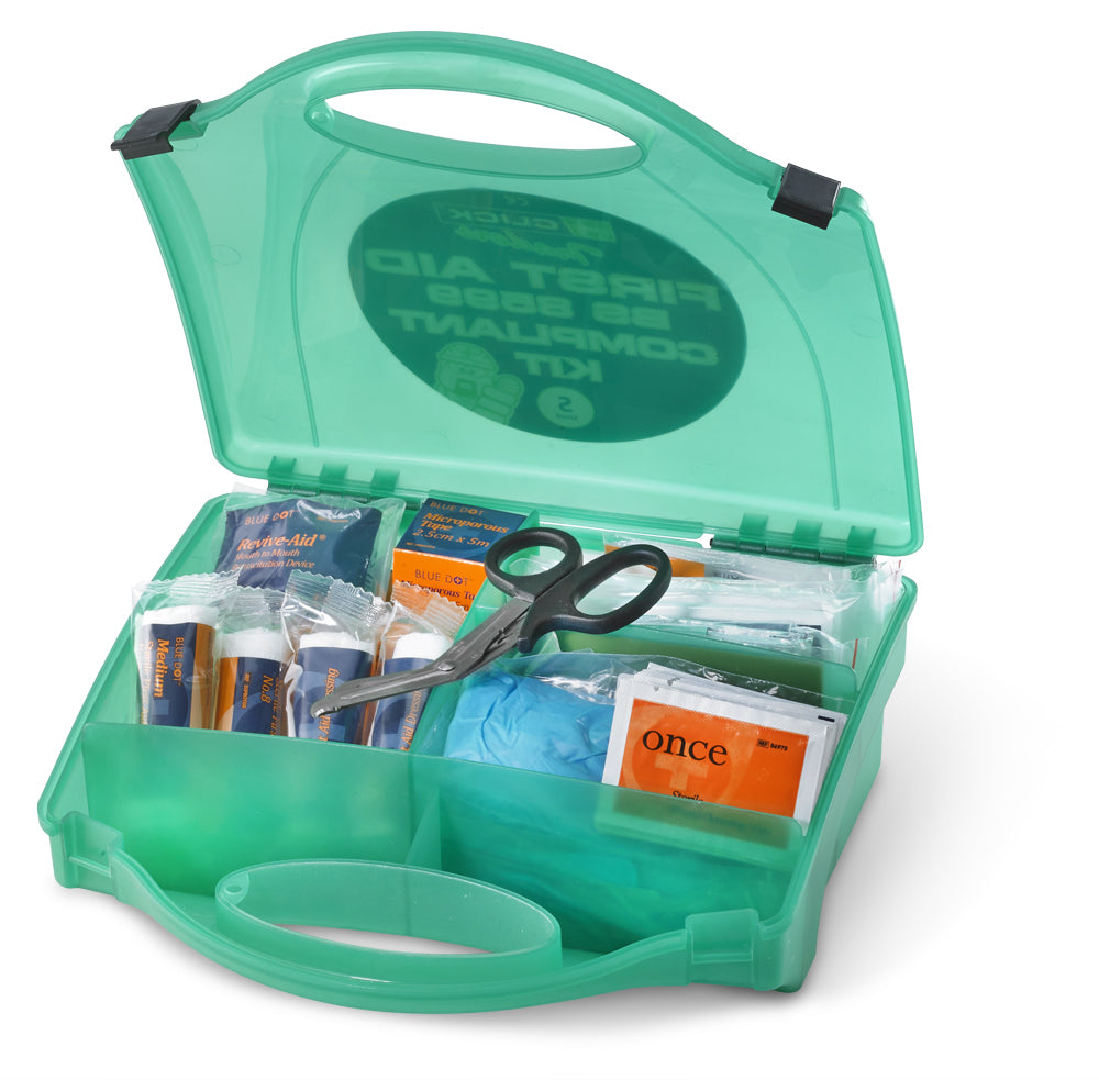 Click Medical Bs8599 First Aid Kit Small Green