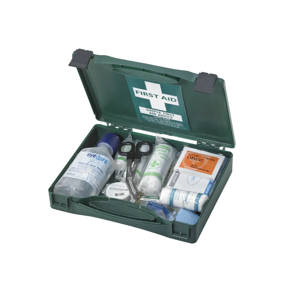Click Medical Bs8599 Travel First Aid Kit Green