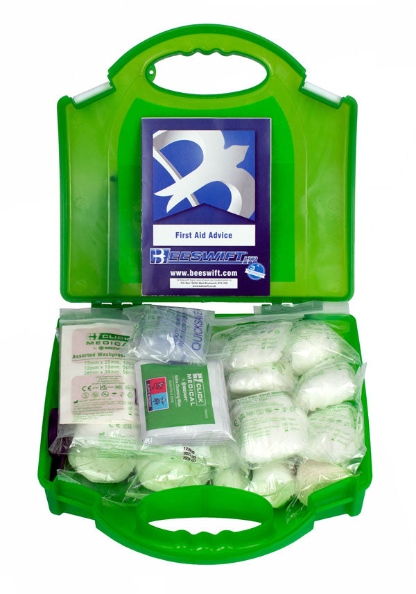 Click Medical 1-10 Person Hsa Irish First Aid Kit Green