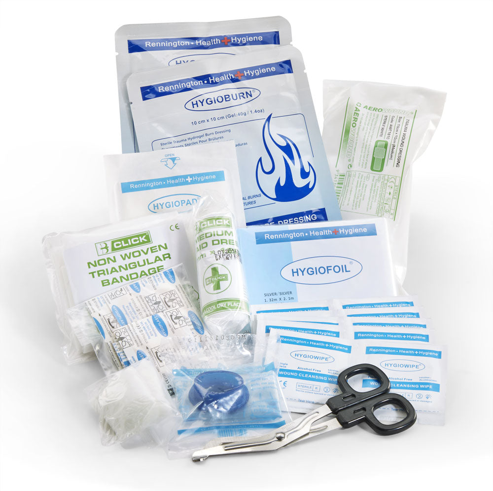 Click Medical Bs8599-2 Travel First Aid Kit Medium Green