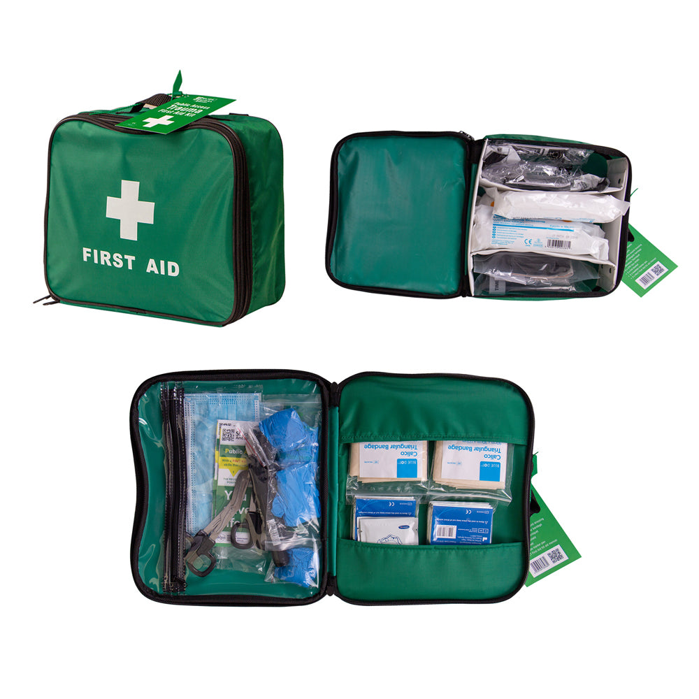 Click Medical Pact (public Access Trauma Kit) In Bag Green