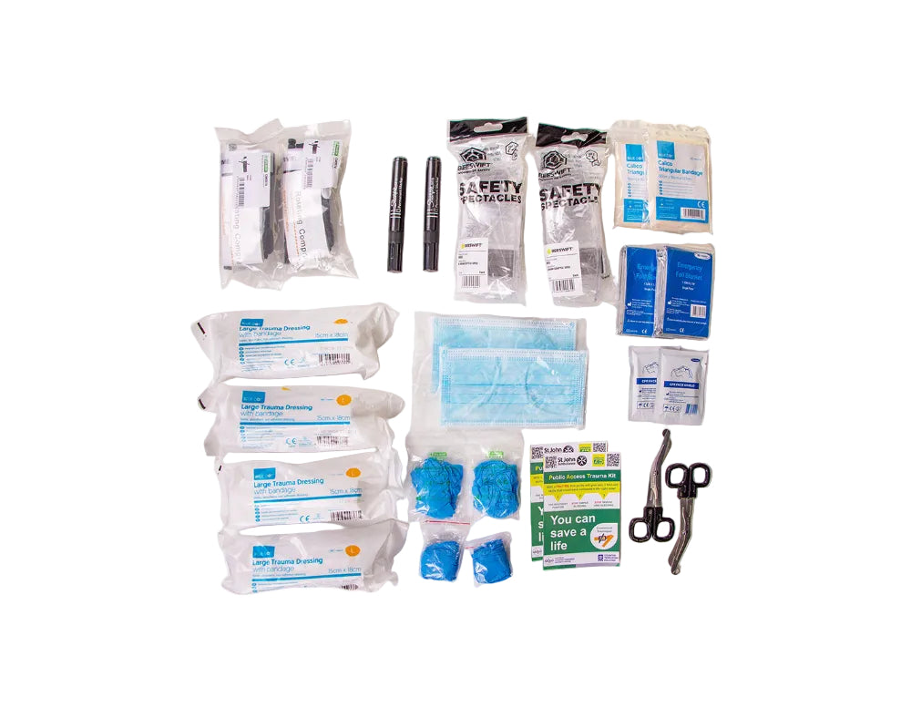 Click Medical Pact (public Access Trauma Refill) White