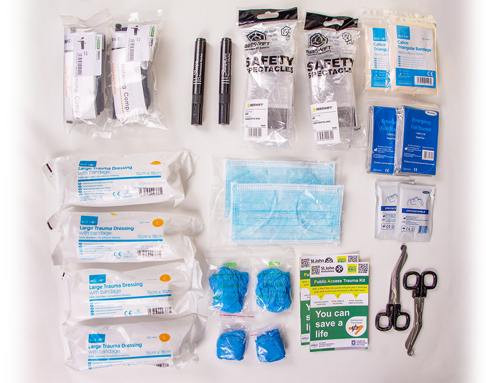 Click Medical Pact (public Access Trauma Refill) White