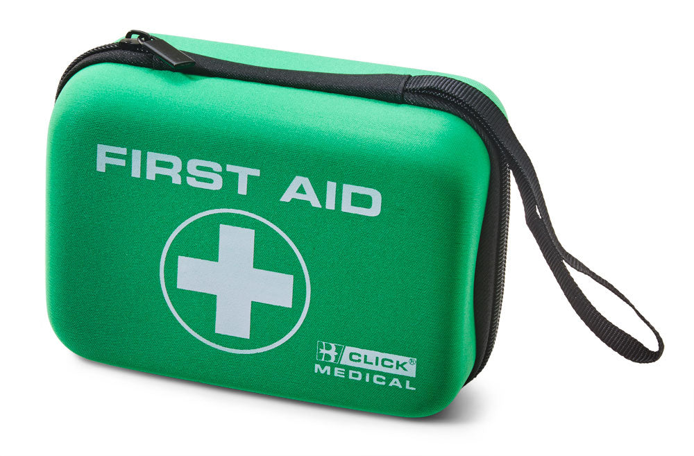 Click Medical Bs8599-1 Travel First Aid Kit In Small Feva Bag Green