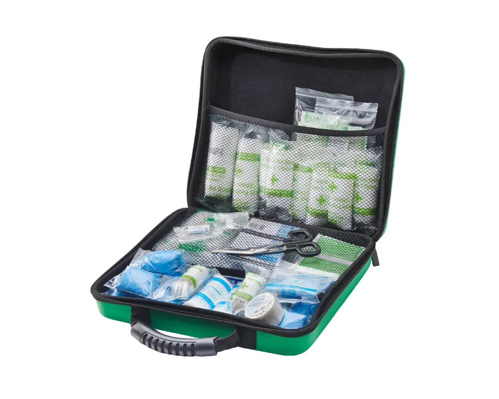 Click Medical Bs8599-1 Medium First Aid Kit In Large Feva Bag Green