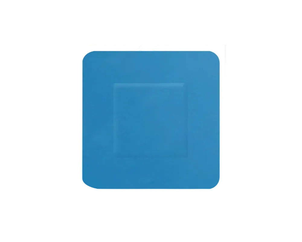 Hygioplast Detectable Square Plasters 100 Blue