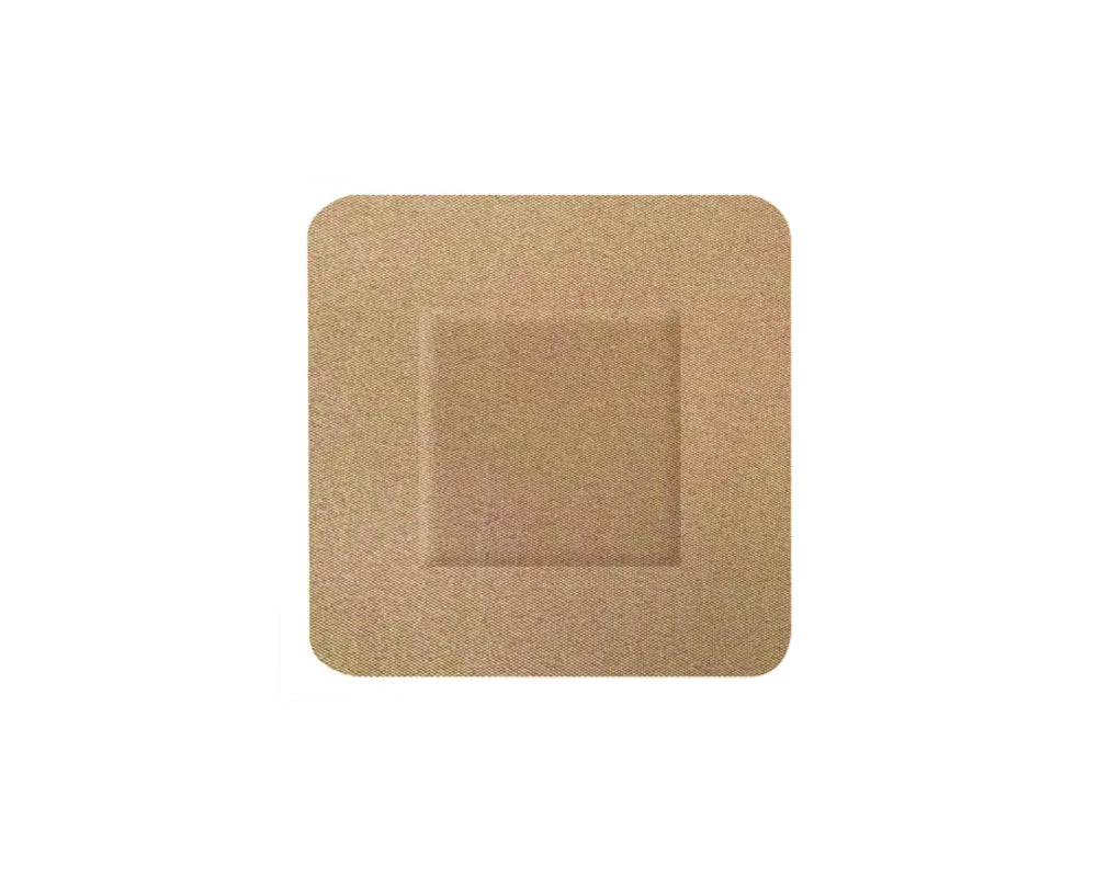 Hygioplast Fabric Square Plasters 100 Flesh