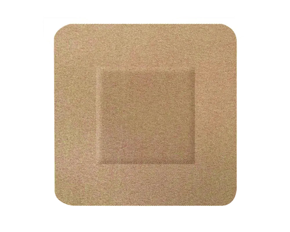 Hygioplast Fabric Square Plasters 100 Flesh