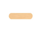 Hygioplast Waterproof Medium Strip Plasters 100 Flesh