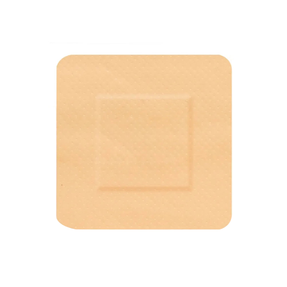 Hygioplast Waterproof Square Plasters 100 Flesh