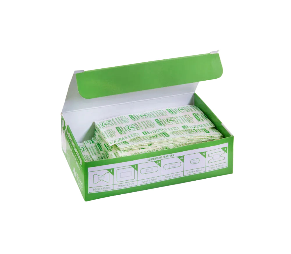 Click Medical Waterproof Plasters Assorted Green