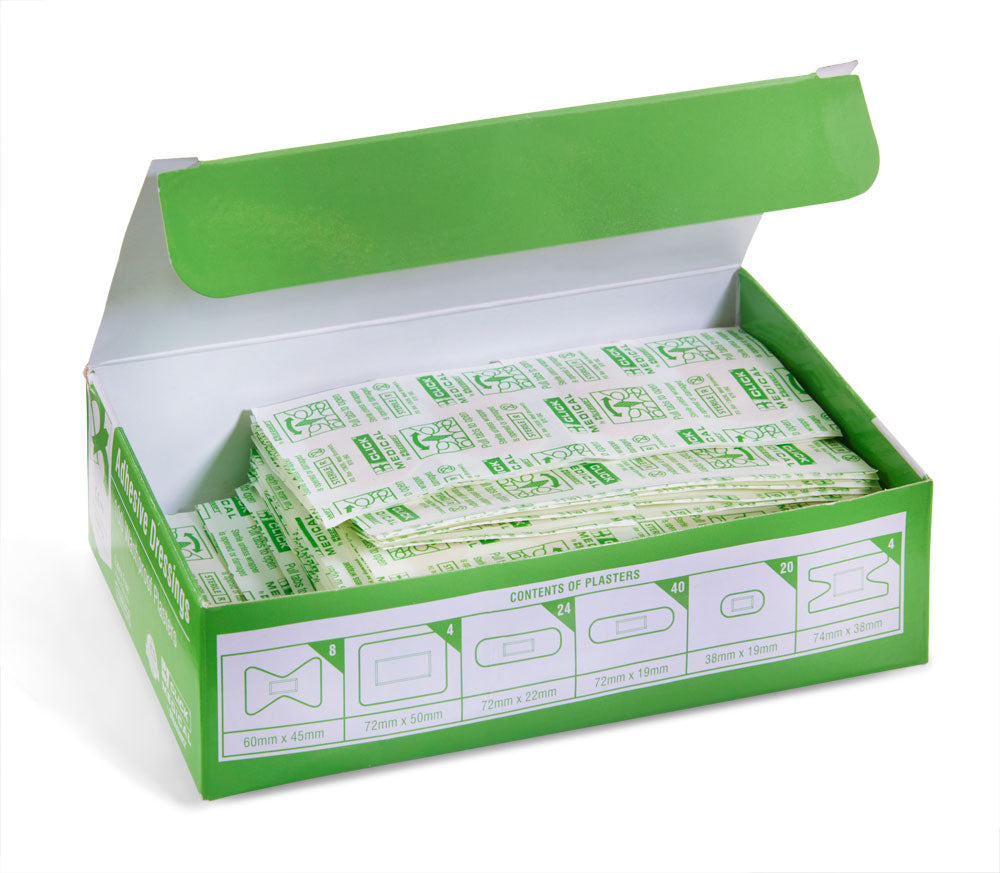 Click Medical Waterproof Plasters Assorted Green