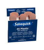 Salvequick Waterproof Plasters Refill Pack 6x45 Flesh